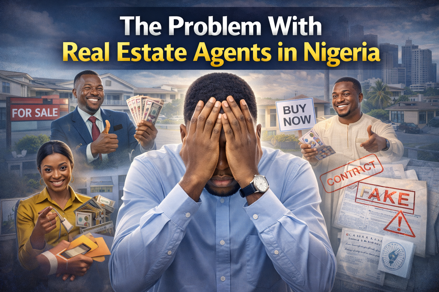 THE PROBLEM WITH REAL ESTATE AGENTS